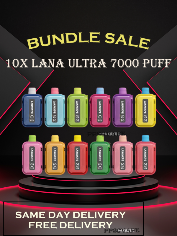 10 x LANA ULTRA 7K PUFF BUNDLE