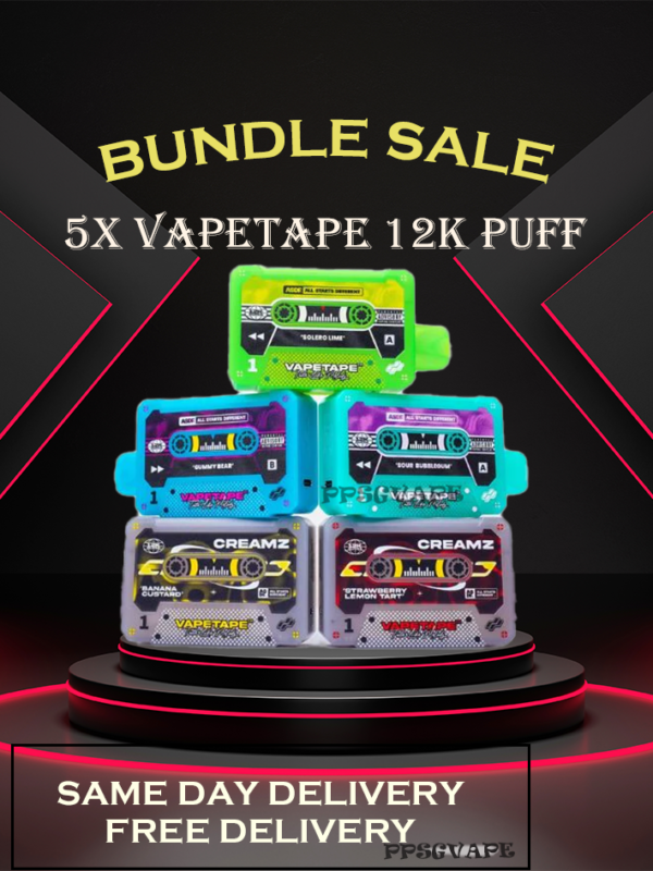 vapetape 12k puff bundle