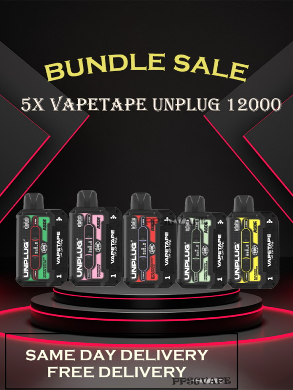 5X VAPETAPE UNPLUG 12000