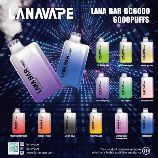 LANA BAR BC 6000 disposabel