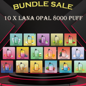 10x LANA OPAL 8000 PUFF