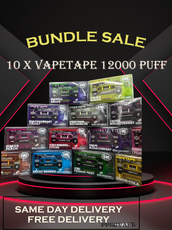 10X VAPETAPE 12K PUFF BUNDLE SET