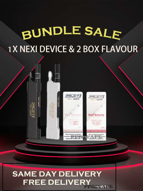 1X NEXI DEVICE & 2 NEXI PREFILLED POD