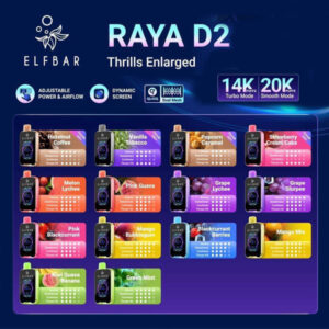 ELFBAR RAYA D2 20000 PUFF DISPOSABLE